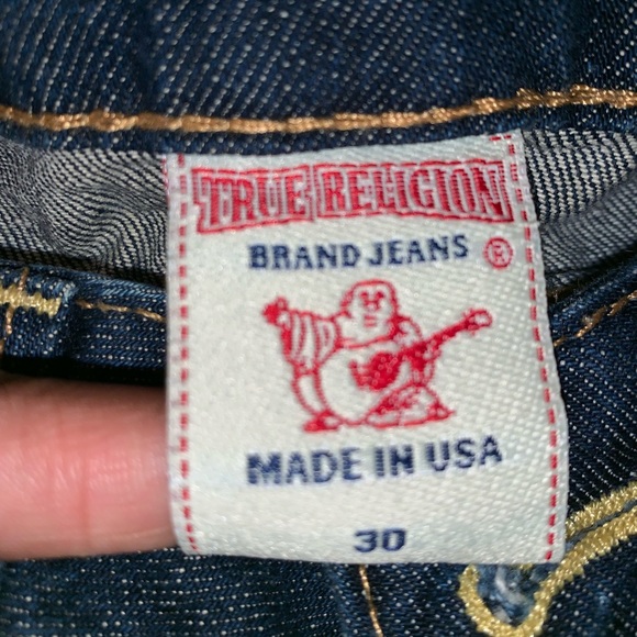 Classic Dark Denim True Religion Jeans Size 30 - Picture 4 of 5